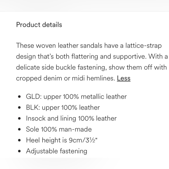 BRAND NEW! BEAUTIFUL! Boden Woven Multistrap Heeled Sandal Leather - Picture 10 of 10